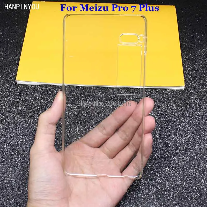 Чехол для Meizu Pro 7 + 5 &quotиз твердого поликарбоната Ультратонкий Прозрачный жесткий