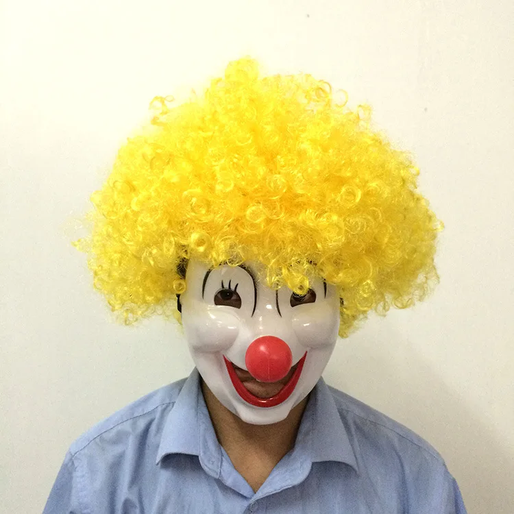 1 шт. Хэллоуин диско Взрывная голова парик смешной цирк Клоунский шапки Танец Бар