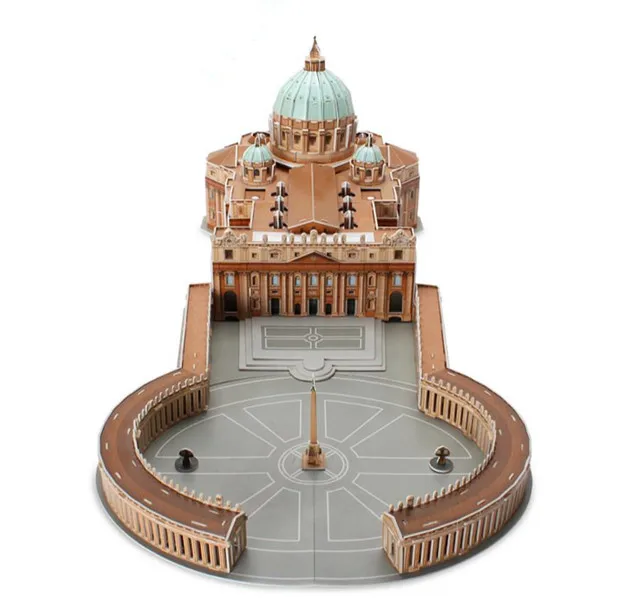 Ватикан Св. Петра василикабумажная 3D головоломка модель|Пазлы| |