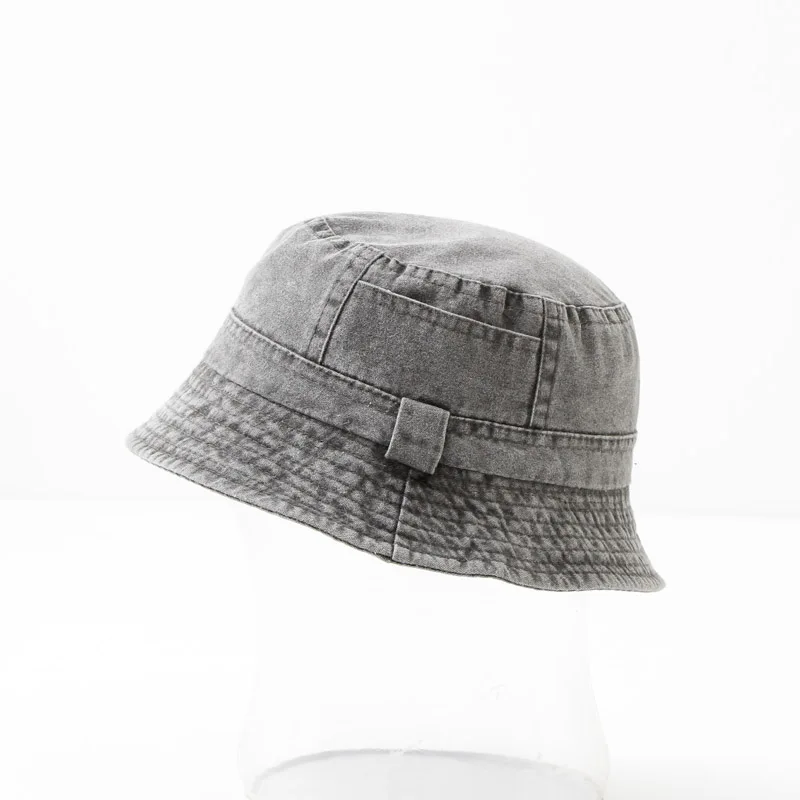 Online Ücretsiz Kargo Yüksek Kaliteli Kova Şapka Unisex Yıkama Pamuk Balıkçılık Açık Güneş Kapaklar Avcılık Vizör Disket Chapeau Hip Hop Kapaklar