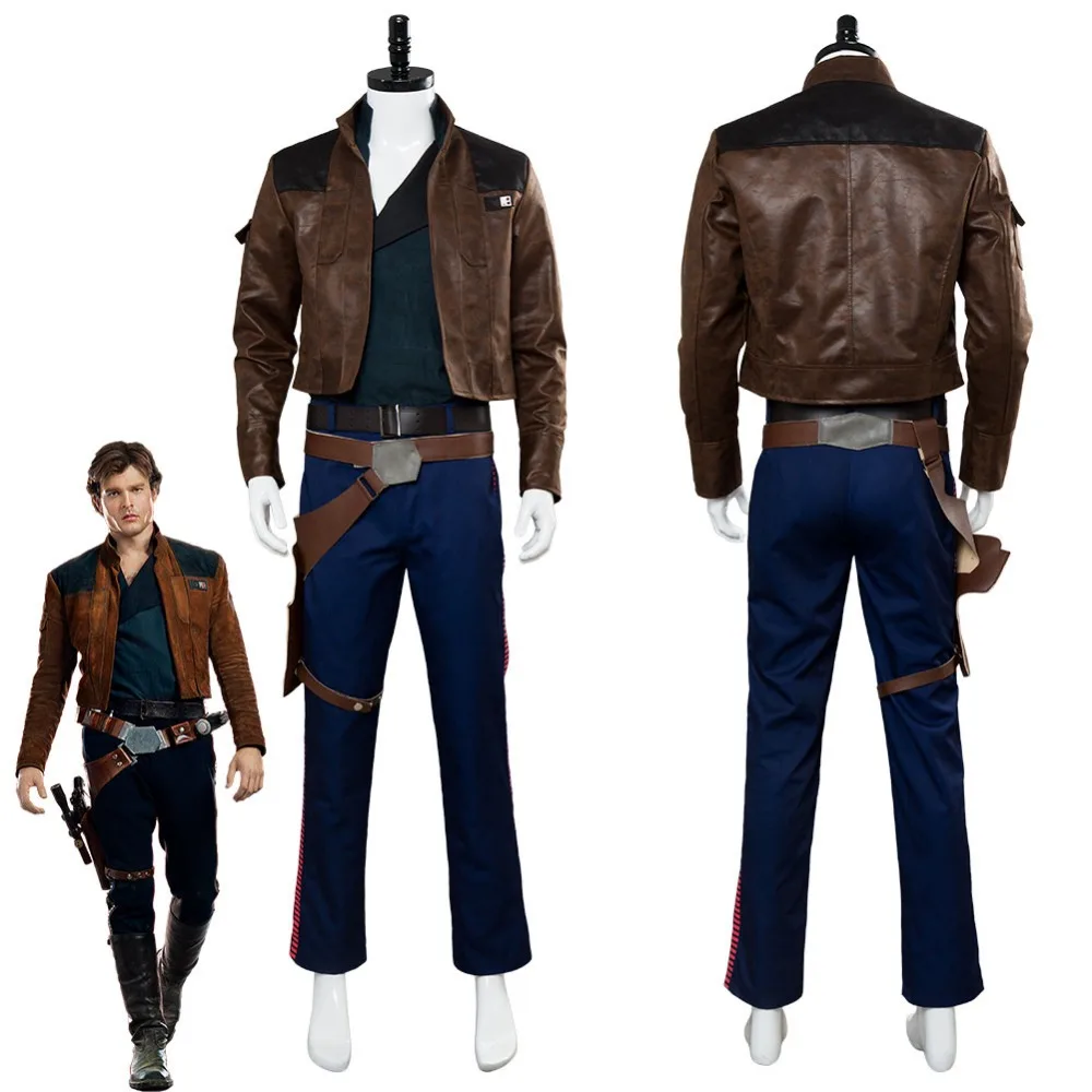 Solo: звездой Косплэй история чехол для сотового телефона Хан Соло костюм наряд на