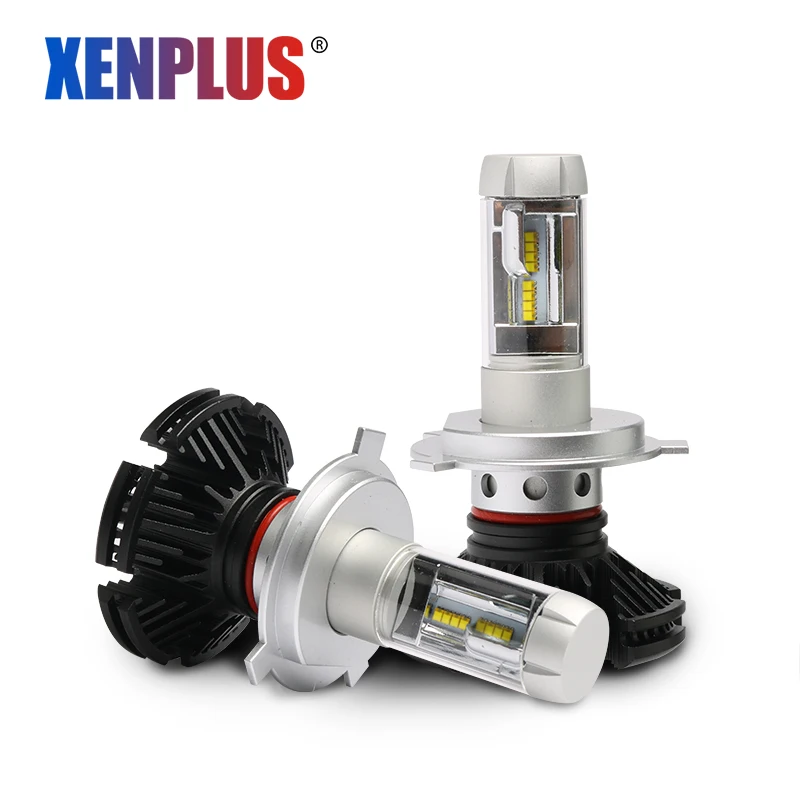 Xenplus светодиодные фары автомобиля H4 H7 H11 HB3 HB4 9004 9007 5202 зэс чипы тройной цвет 3000 К 6500 К 8000 К 12 В Авто Противотуманные фары