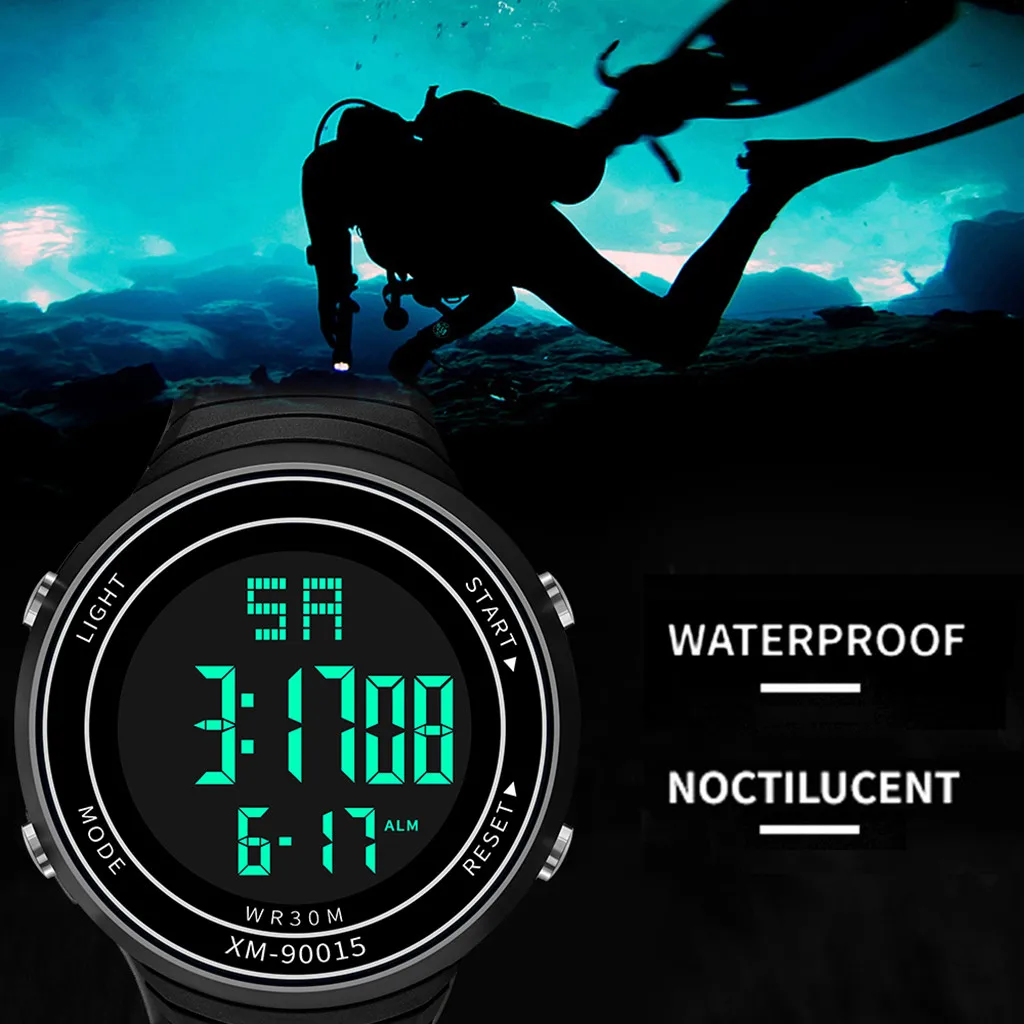 Для мужчин s часы лучший бренд класса люкс аналоговые цифровые военные