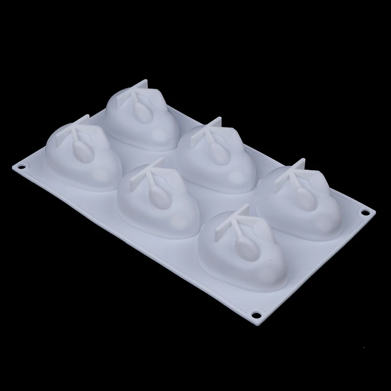 3D форма для кроличьего торта силиконовая шоколада трюфеля жаростойкая мусса