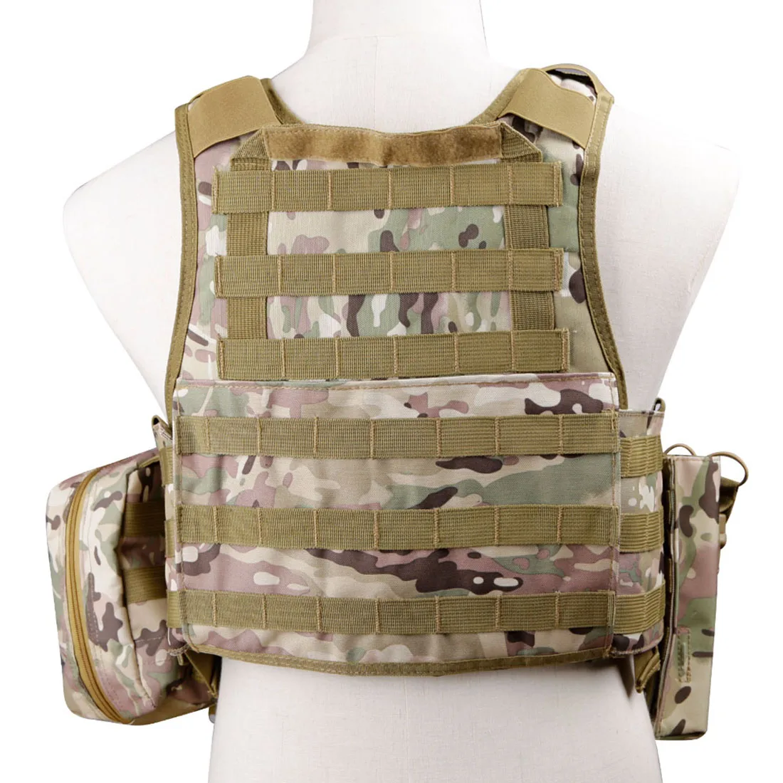 FSBE WST Molle военный быстросъемный тактический жилет Регулируемый Открытый страйкбол Пейнтбол защитный жилет для охоты стрельбы