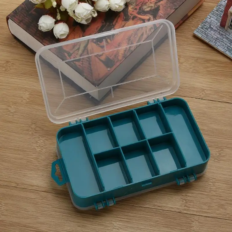 Коробки для рыболовных снастей 8 отсеков водонепроницаемые коробки рыболовные