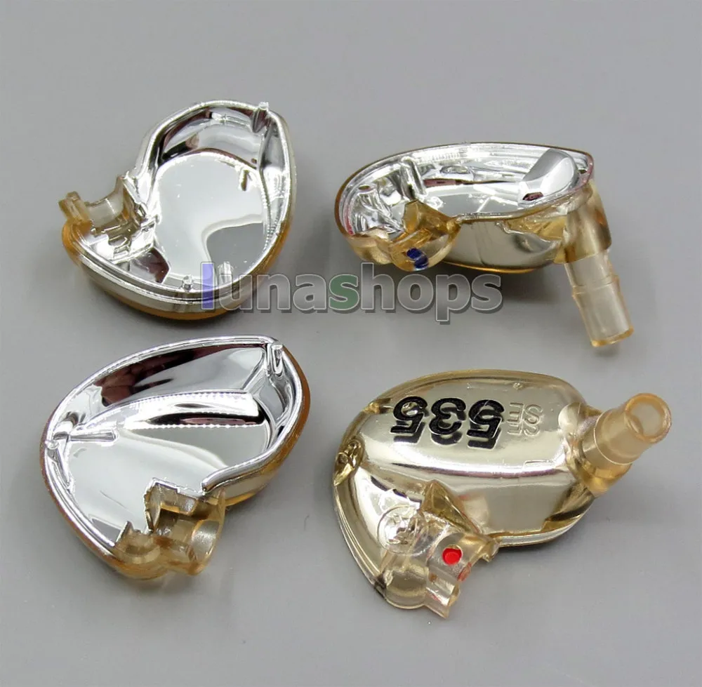 LN005270 A++ качество ремонта Корпус в виде ракушки коры для Shure se535 se425 se215 из серии "сделай сам" IEM Арматура наушники