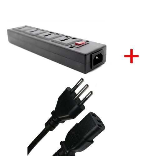 Многофункциональный 250v 13a 4 jack универсальный блок питания PDU полоса IEC320 переходник Настольный Удлинитель сетевой шнур конвертер