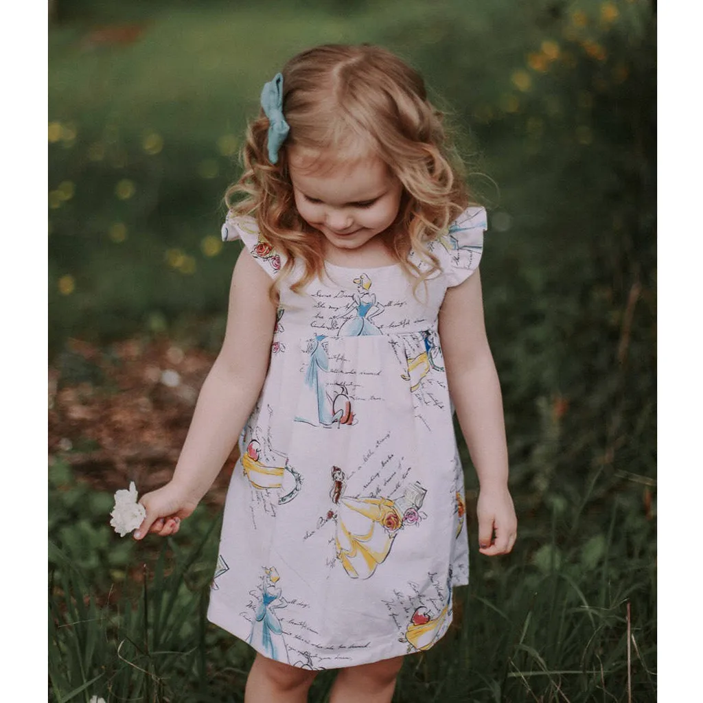 Kids Dress Toddler Baby Girl Clothes Cartoon Princess Sleeveless Outfits Robe Enfant Vaiana Cotton Clothing For Girls | Детская одежда
