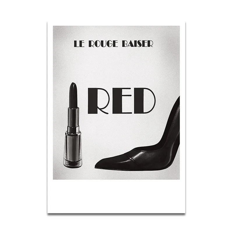 Современная модная Цитата черно белая картина скандинавский холст печать