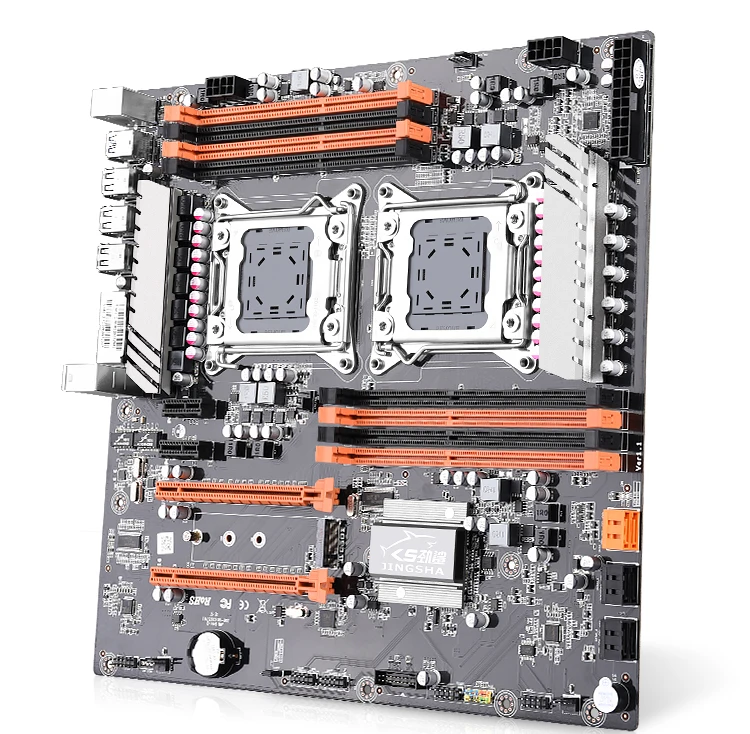 JINGSHA двойной разъем LGA 2011X79 настольная материнская плата поддержка 2x PCIe x16 M.2 SLi& Cross Fire Intel ЦП Xeon и память ECC Reg
