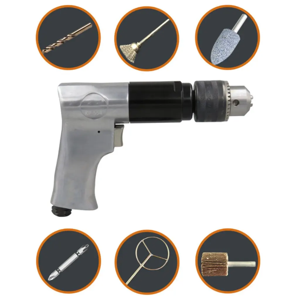 Пневматическая сверлильная машина 1/2 пистолета с регулировкой скорости