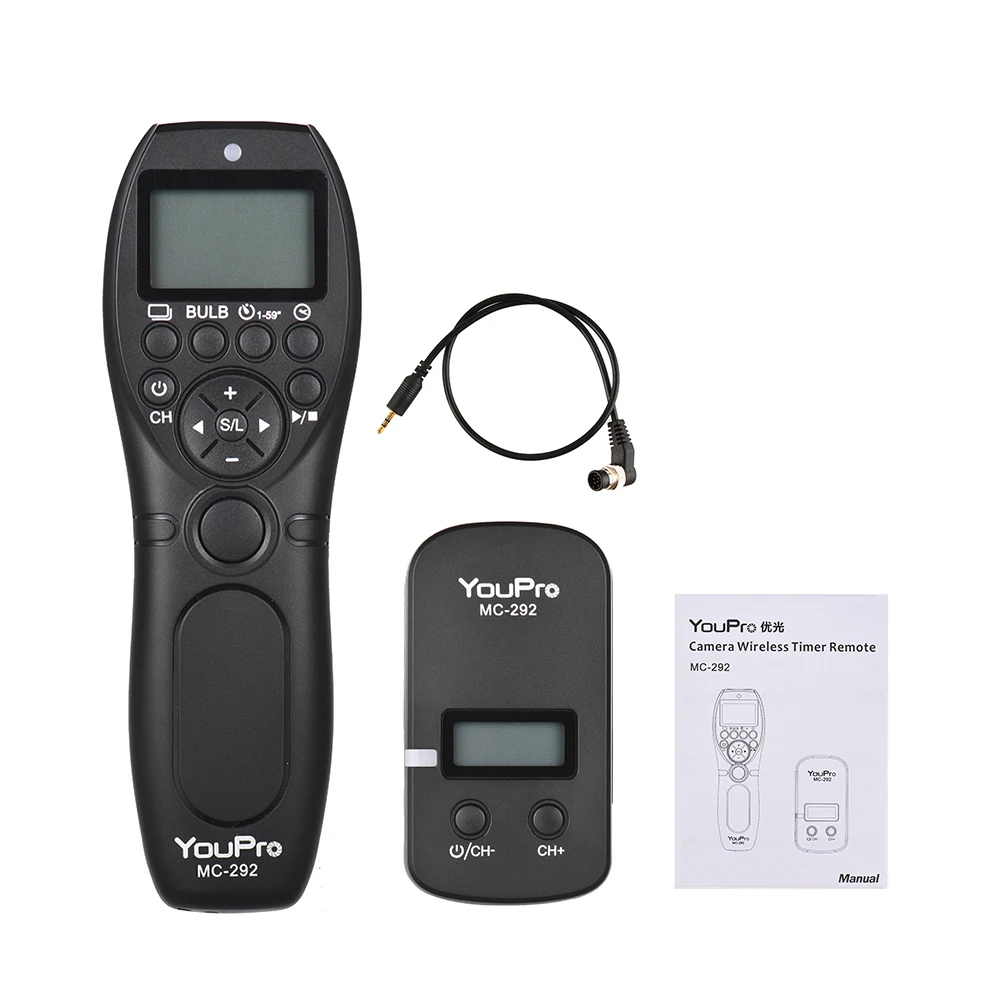 YouPro MC 292 DC0 2 4G беспроводной пульт дистанционного управления ЖК Таймер спуска