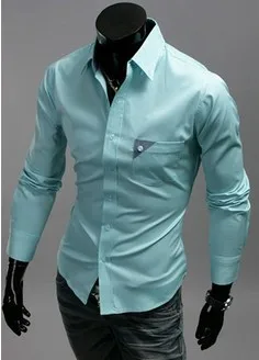 Stylish Mens Dress Shirts Bright color 