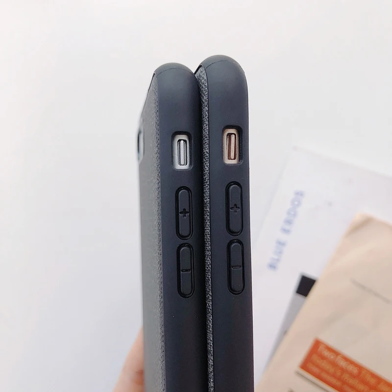Тканевый чехол с текстурой для iPhone 7 X XS Max мягкий простой 8 plus 6 6S XR задняя крышка |