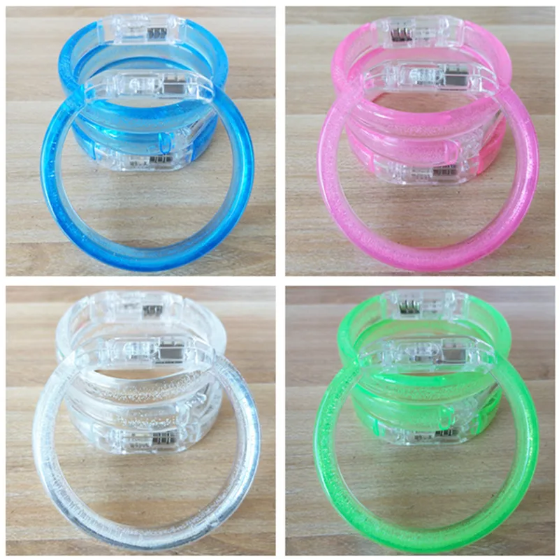 

Flashing LED Wrist Bubble Band Bracelet Arm Band Belt Light Up Dance Concert Party Glow For birthday Party Decorations