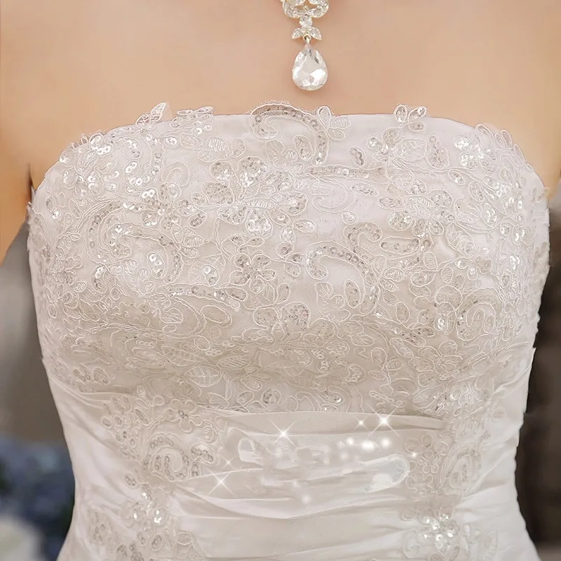 Свадебное платье большого размера со шлейфом белые свадебные наряды платья для