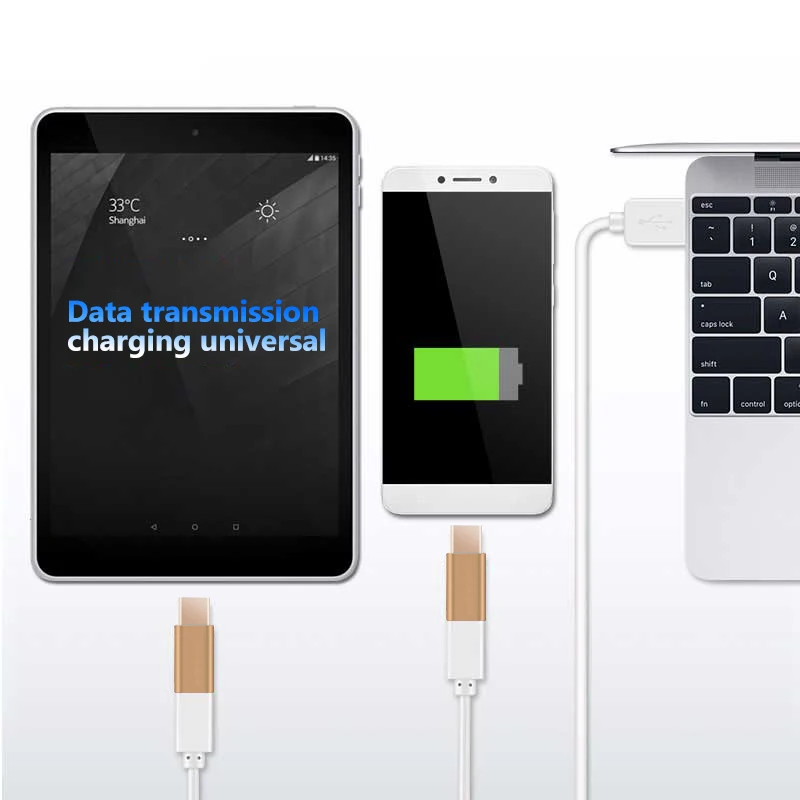 USB C к Micro адаптер OTG кабель Type конвертер для Macbook Samsung S8 S9 Huawei P20 Pro Xiaomi