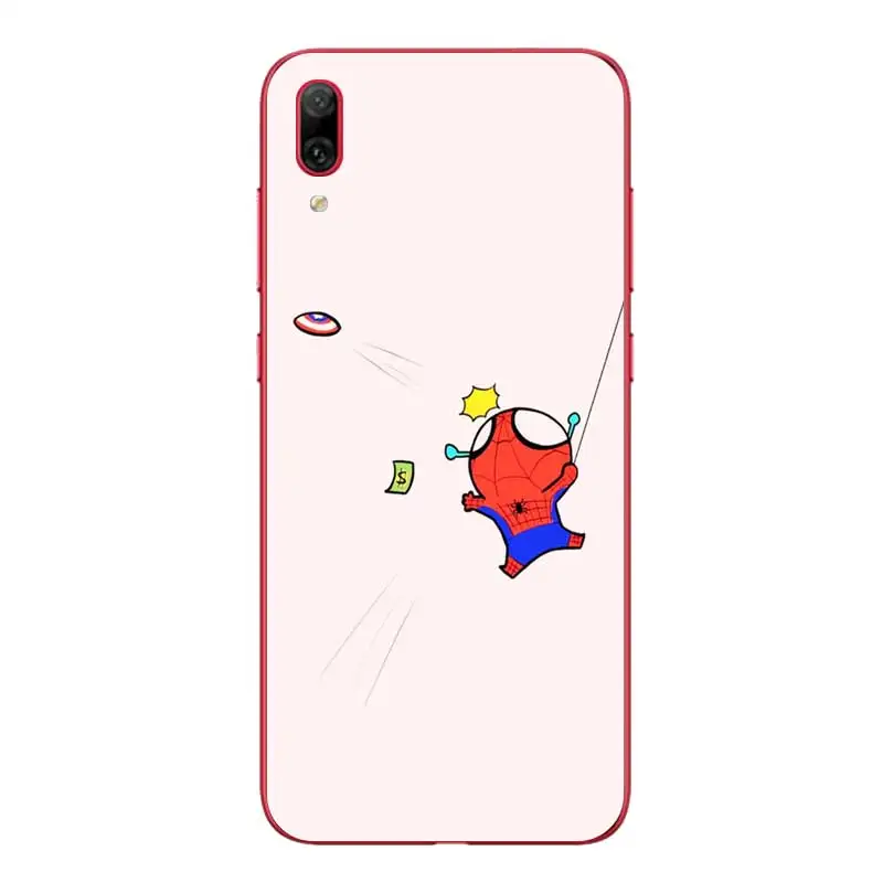 N403 Человек-паук и Дэдпул Мягкий ТПУ силиконовый чехол для huawei mate 8 9 10 20 30 Lite Pro