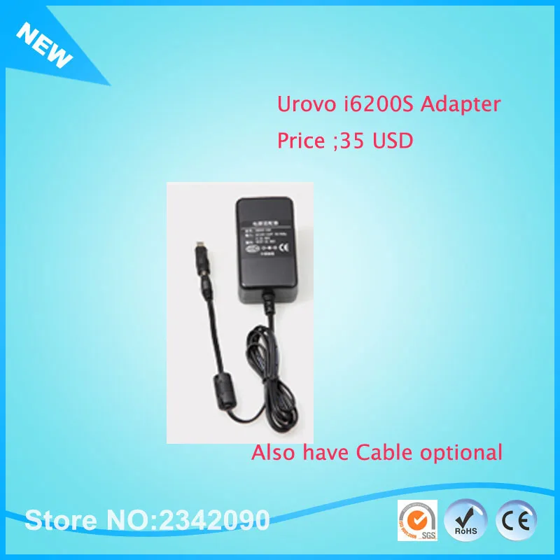Adapter Urovo i6200S i6100S сборщик данных PDA зарядное устройство базовая подставка Док-станция 3800 мАч 4500 мАч перезаряжаемый аккумулятор зарядный кабель - Цвет: Adapter