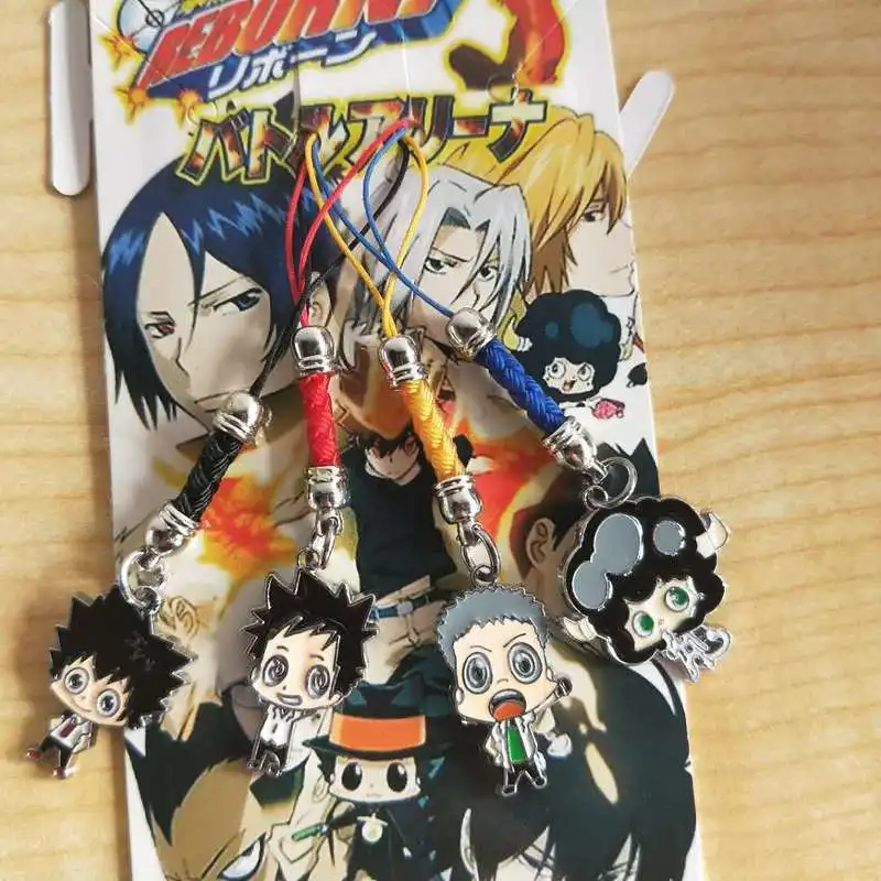 Аниме Hitman Reborn кольцо для ключей Vongola Famiglia фигура куклы брелок кулон ювелирные изделия аксессуары Новинка мультфильм anneau брелки porte clef