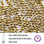 Mix Размеры SS3 для SS30 светло-персиковый Стразы, не требующие горячего крепления для лака для ногтей, художественное декоративное стекло кристаллы