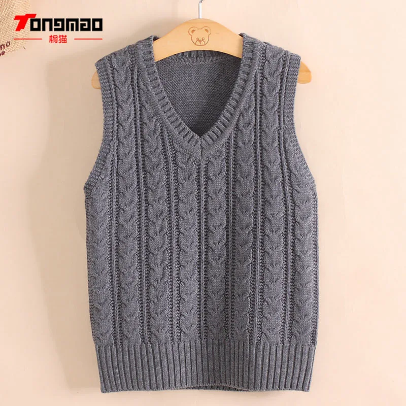 Детский свитер для мальчиков весенне осенний теплый однотонный кашемировый