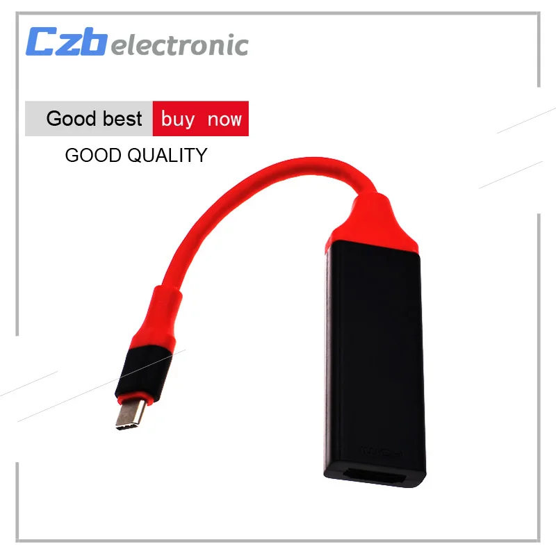 USB 3 1 Тип C штекер HDMI Женский адаптер конвертер кабель для Macbook 4 K HDTV | Электроника