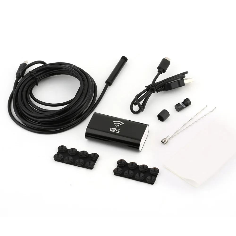 Водонепроницаемый WiFi бороскоп эндоскоп змеиная трубка камера HD 720 p для IOS Android