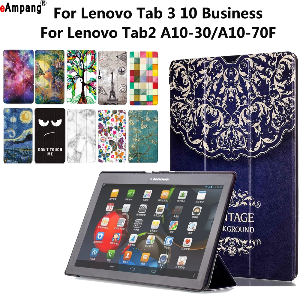 Чехол для Lenovo Tab2 Tab 2 A10 70 30/L 30 10 1 чехол 3 Business|Чехлы планшетов и электронных книг| |