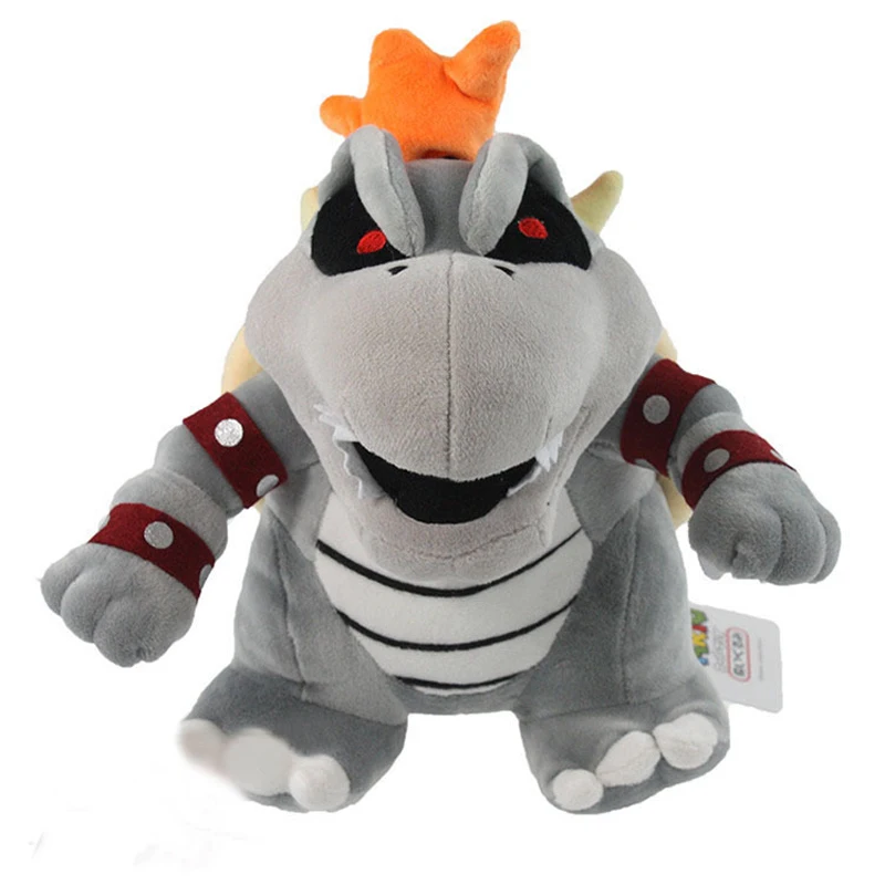 25 см Супер Марио серый король кости Теплозаправщик koopa плюшевые игрушки плюшевый Купа мягкая набивная кукла животные игрушки для Дети Детские подарки