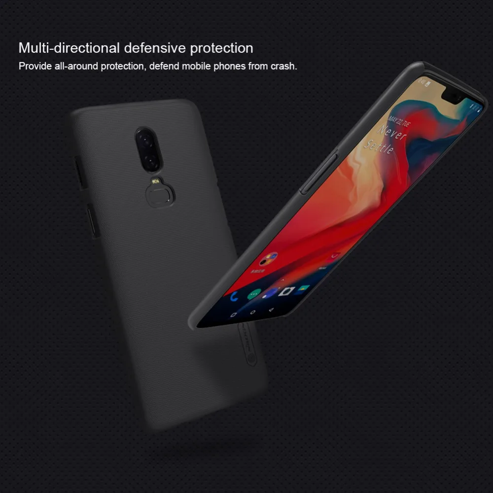 Чехол для OnePlus X 7 6 6T чехлы для айфонов 5 5T 3 3T с матовой поверхностью Nillkin Пластик жесткая задняя крышка из ПК для OnePlus X 7 Pro Чехол-1 шт.+ 7