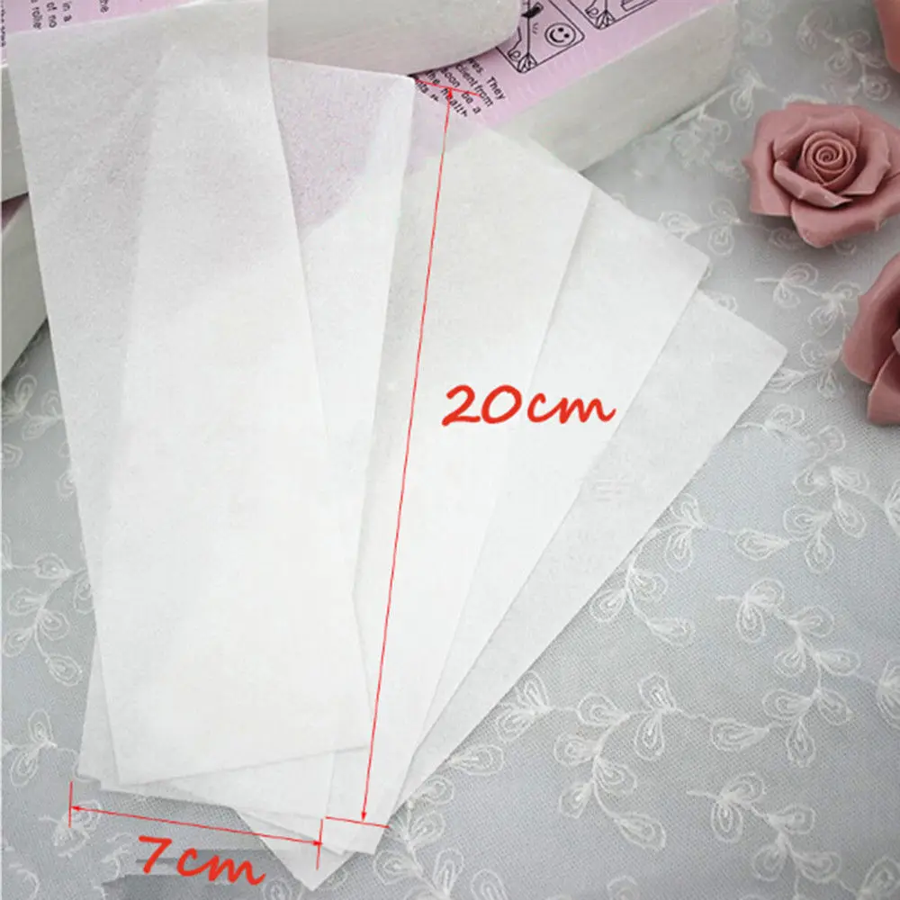 100 шт. женский эпилятор для удаления волос бумага депиляции нетканый восковая