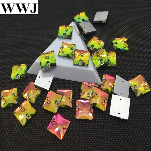 All Size&ampColors Wholesale Factory Price Square Shape Sew On Stone 8mm 10mm 12mm 14mm 16mm 22mm Sewing Glass Crystals | Украшения и