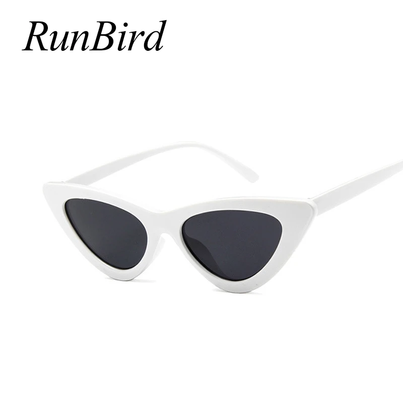 RunBird Cat Eye Sunglasses Girls Red Sun Glasses Small Frame Kids Boys Eyeglasses Children Oculos De Sol UV400 1472R | Аксессуары для
