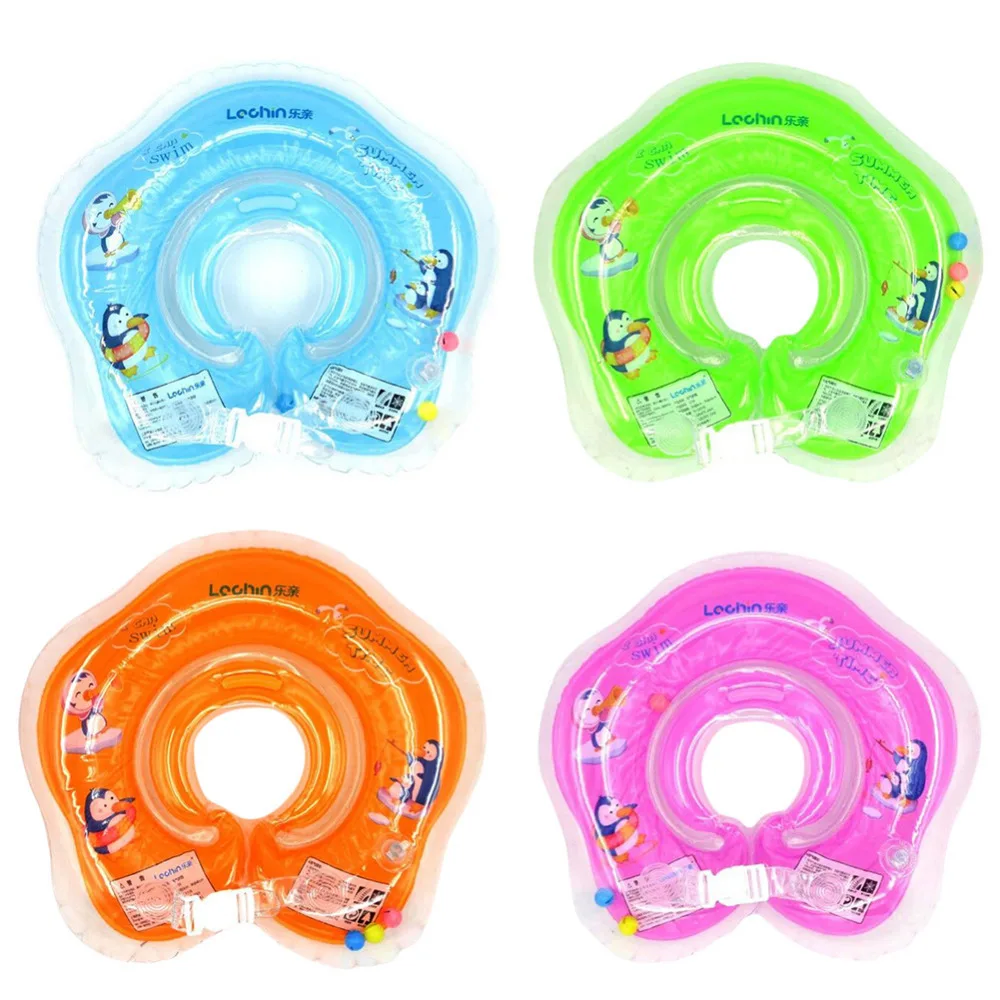 

0-2 Years Inflatable Baby Ring Pool Neck Float Swimming Circle Children Baby Child Babies Swim Toys Tube Water Safety