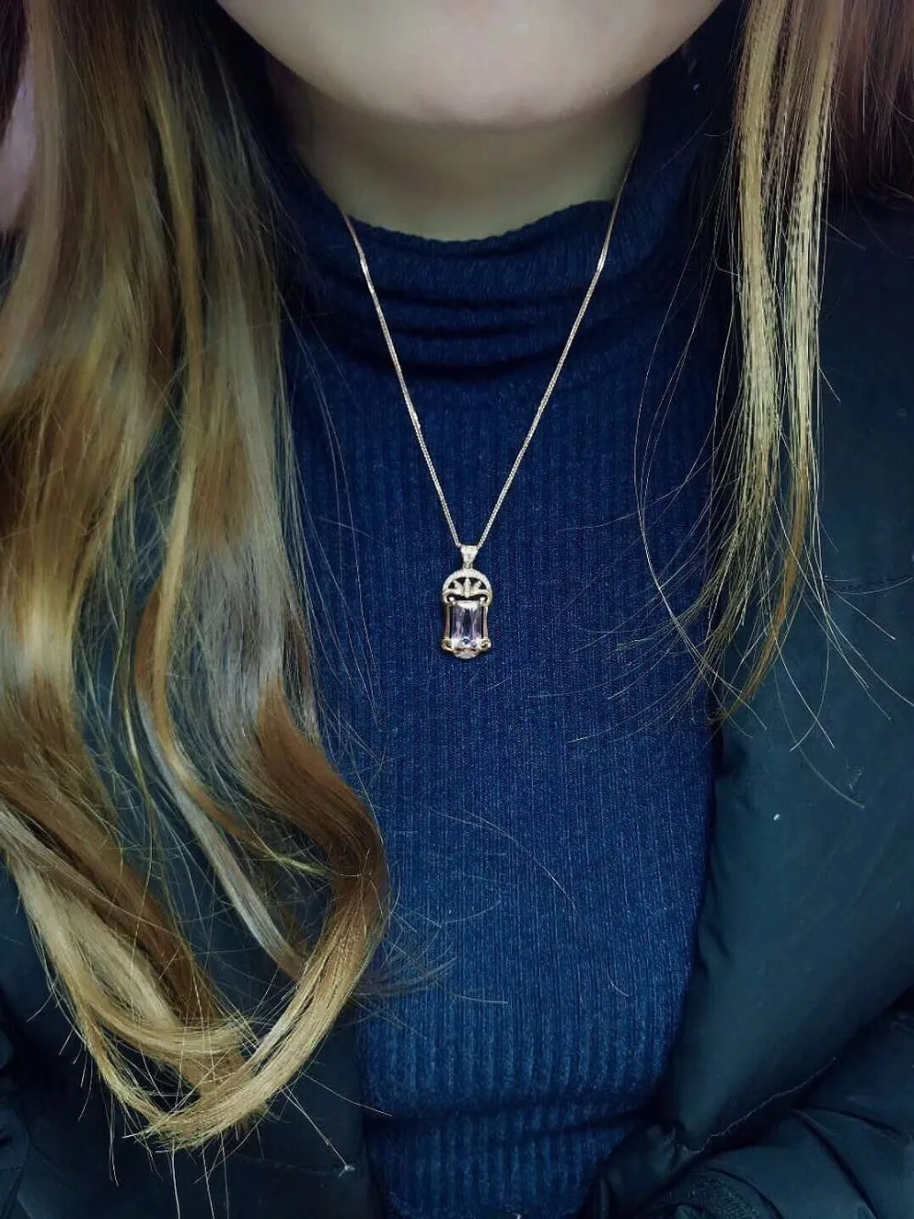 Ювелирные изделия настоящее чистое 18 K Белый Золотой ювелирные AU750 100% натуральный