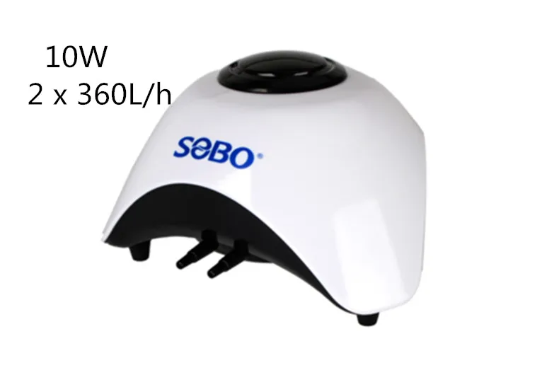 SB-860A 5 Вт 10 аквариумный воздушный насос Fish Tank мини компрессор, беззвучный один двойной розетка, кислород насосы аквариумы Водные Аксессуары - Цвет: SB-860A