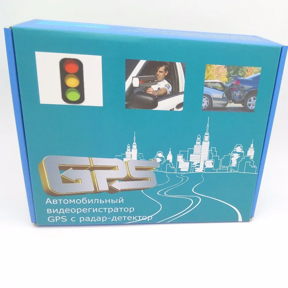 Автомобильный видеорегистратор Three in one черная коробка радар детектор