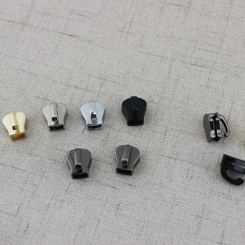 50-100pcs 6 colors 5# resin teeth zipper head bags Sewing garments fabric Size 5 plastic zip slider | Багаж и сумки