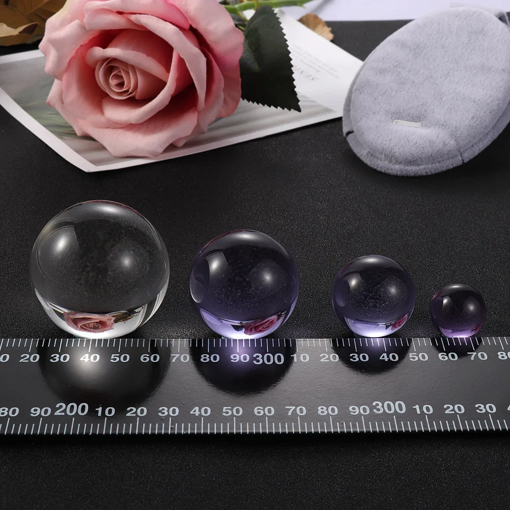 1 шт. натуральный прозрачный/Розовый/Фиолетовый аметист кварцевый камень сфера