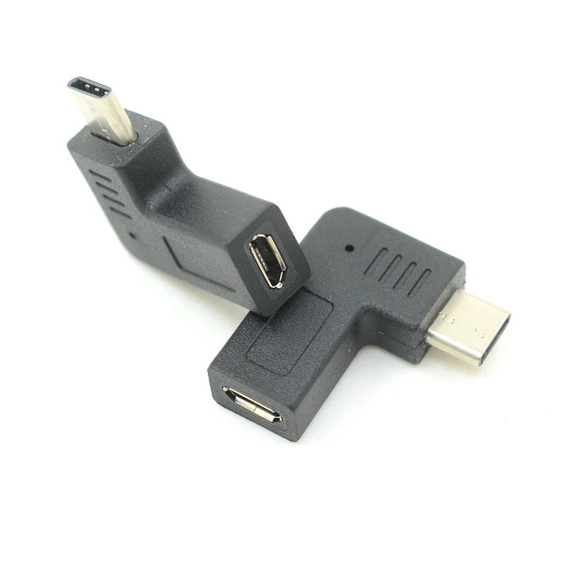 Угловой Универсальный USB 3. 0 Type C Штекерный разъем к микро гнездовому конвертеру