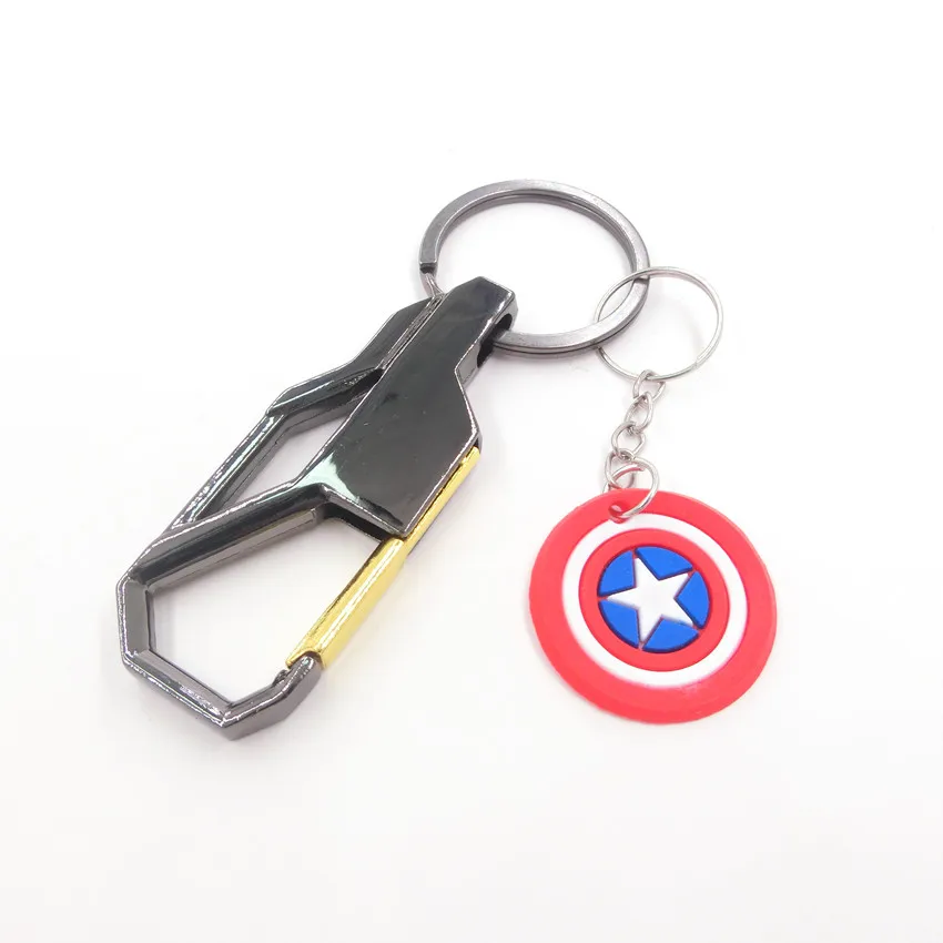 Серебряный мужской брелок из нержавеющей стали кожаный безопасный подарок