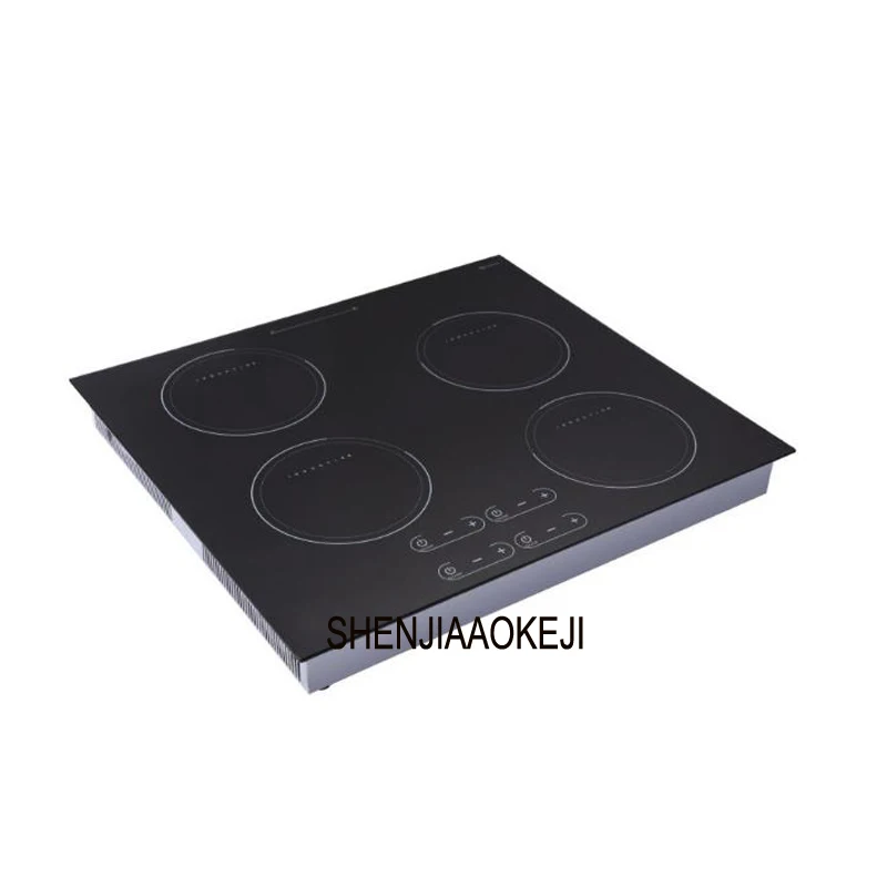 

commercial induction cooker Embedded four furnaces Electromagnetic heating table top temperature control Induction cooker 220V