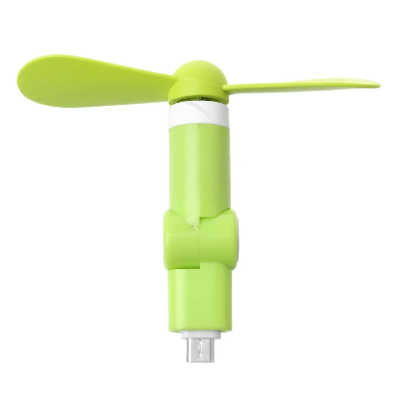 Вращающийся на 180 градусов вентилятор с Micro USB для телефонов Samsung Xiaomi Huawei Android