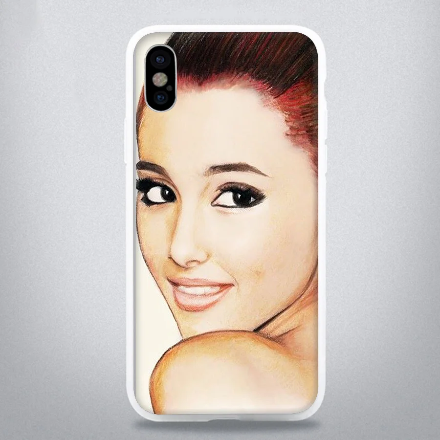 Чехол Ariana Grande для iPhone XR Max XS X 8 7 6s 6 5 5S SE Plus из мягкого ТПУ | Мобильные телефоны и