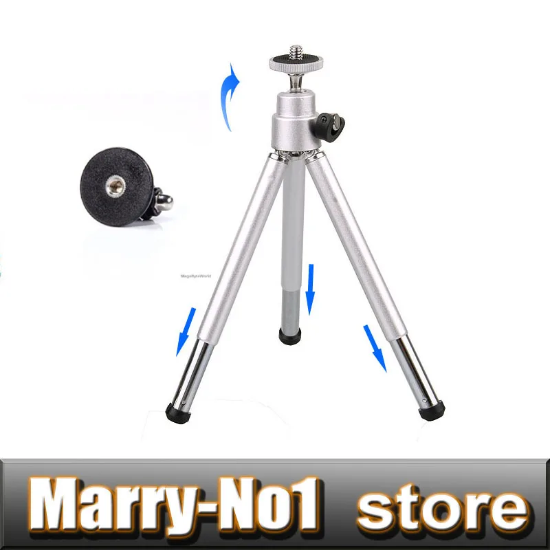 2 в 1 Серебристая мини-подставка для штатива + адаптер камеры GoPro HD Hero Hero2 заменяет