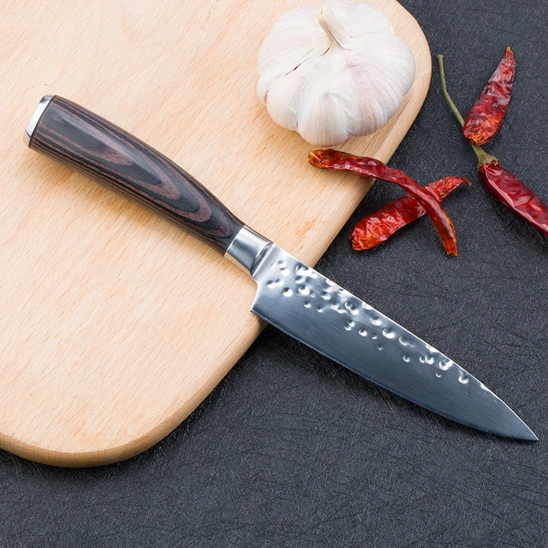 Кухонные ножи высокого качества профессиональный японский нож Santoku 7cr17 из