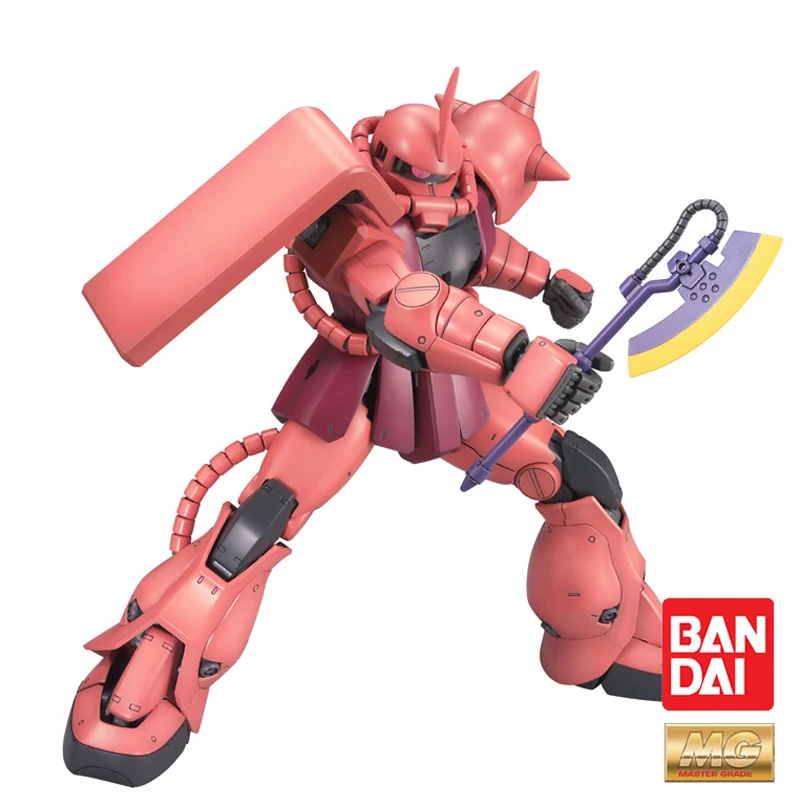 BANDAI MG 1/100 костюм мобильного воина гундама Char Aznable MS 06S Char's Zaku эффекты фигурку