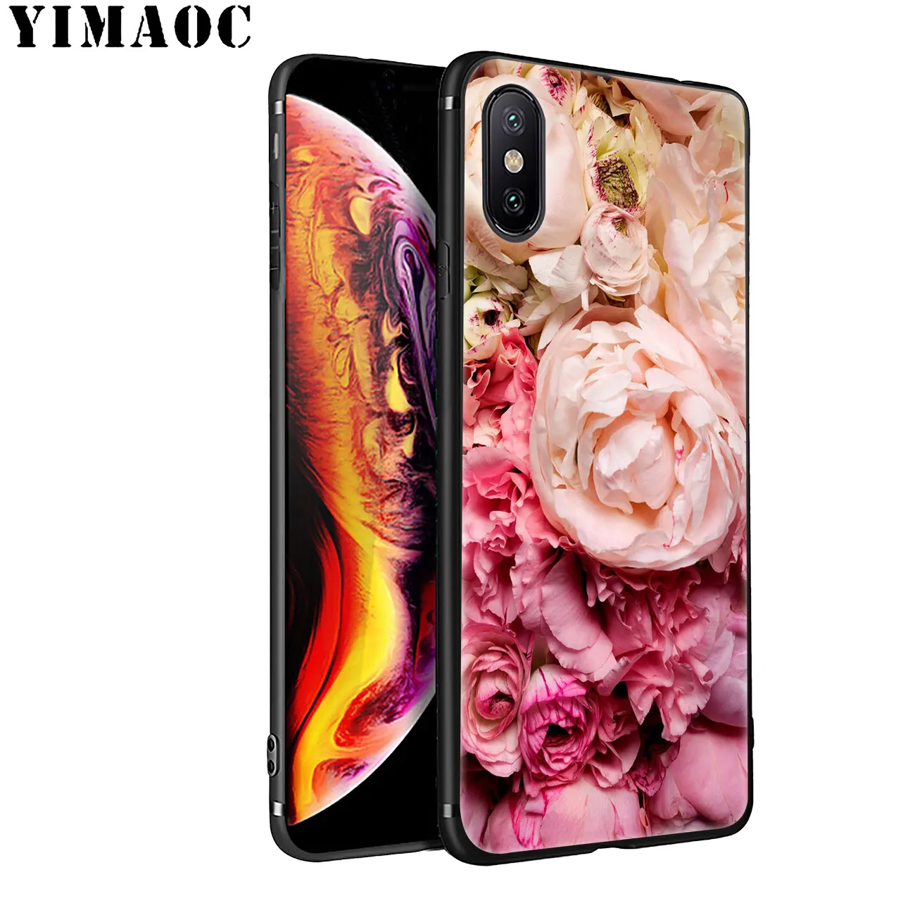 Мягкий силиконовый чехол для iPhone 11 Pro XS Max XR X 6 6S 7 8 Plus 5 5S SE 10 Black Cover | Мобильные